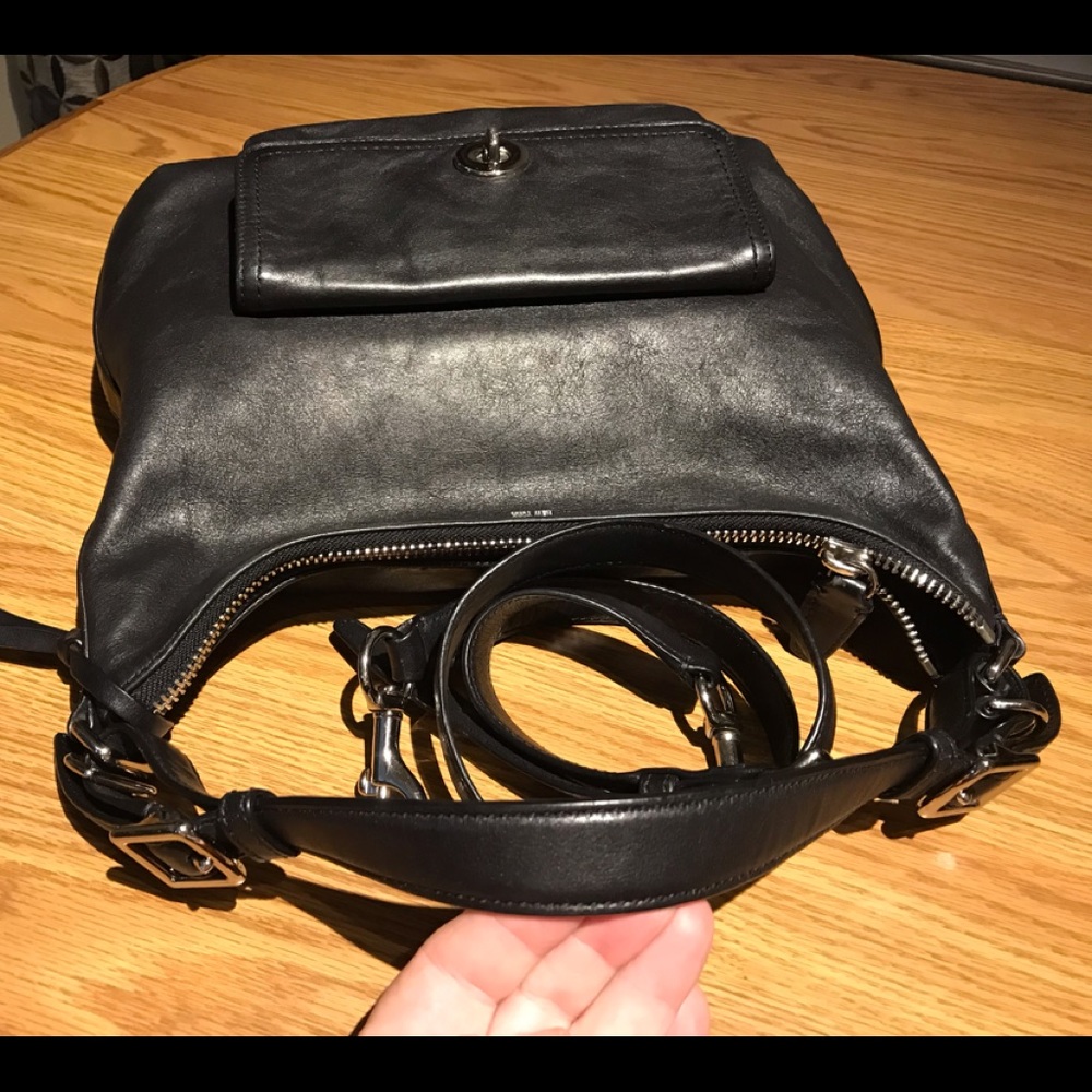 Coach Black Legacy Courtney Shoulder Bag # 22381 - Picture 4 of 7